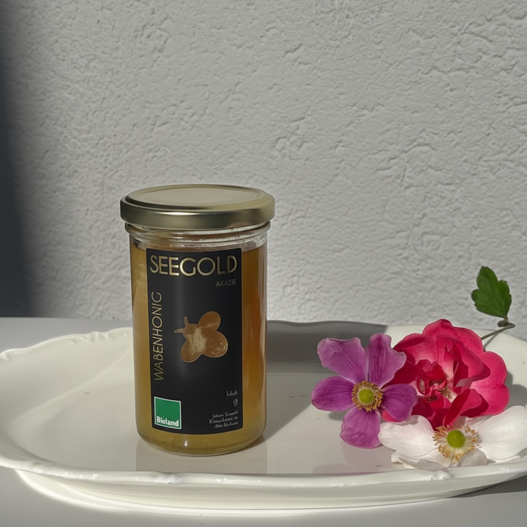 Bioland Wabenhonig Akazie in Akazienhonig 240 Gramm